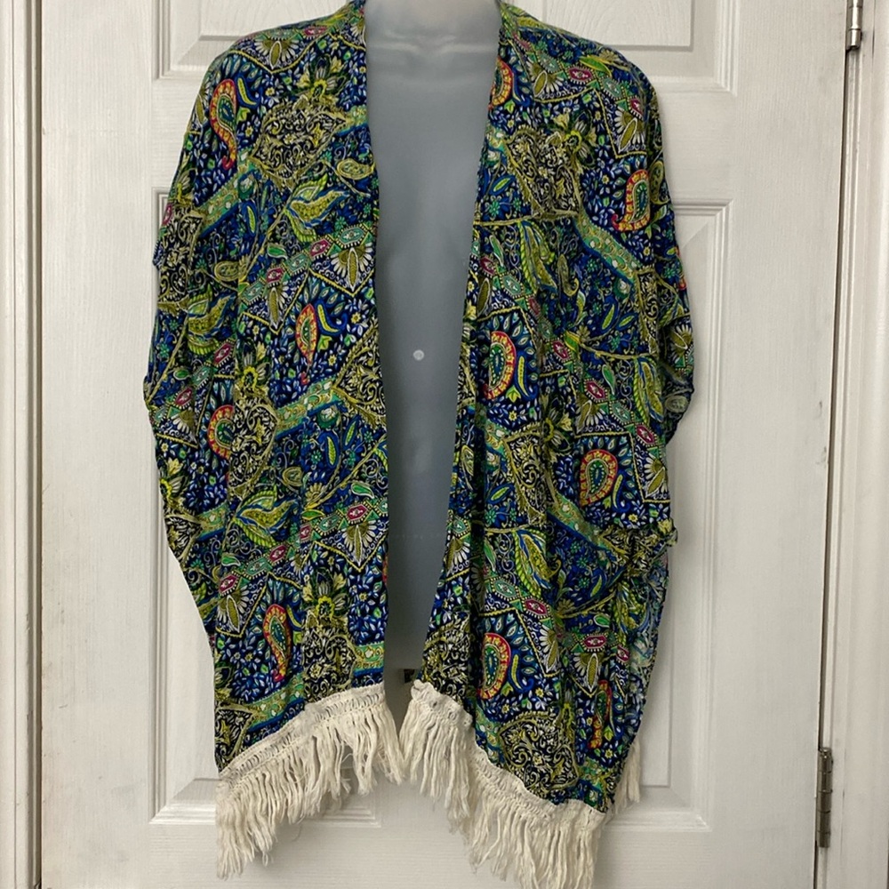 Lulla paisley print coverup/wrap one size